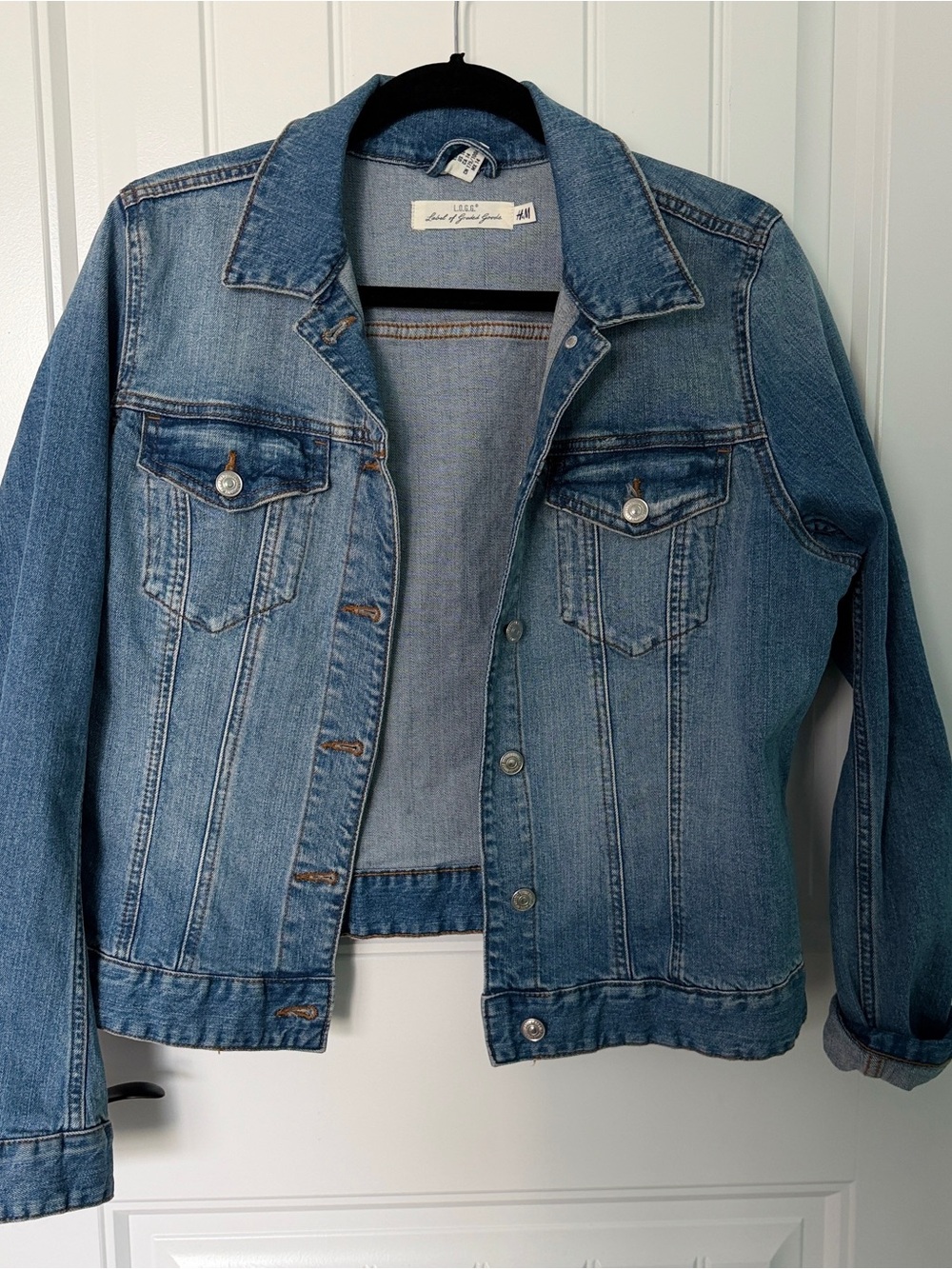 H&M Light Blue Denim Jacket - Women's Jean Trucker
